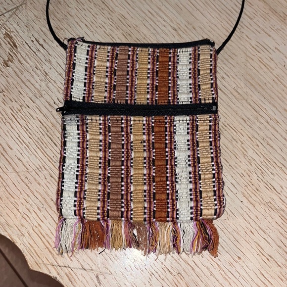 Vintage Boho Woven Purse Handbag 1990’s - Picture 4 of 8